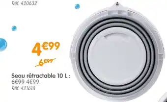 b&m Seau rétractable offre