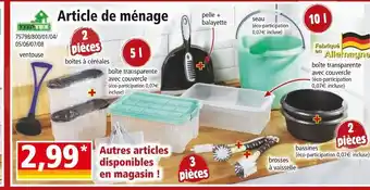 Norma TOPTEX Article de ménage offre