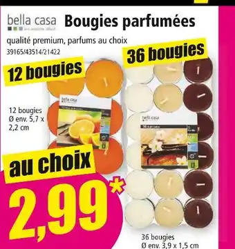 Norma bella casa Bougies parfumées offre