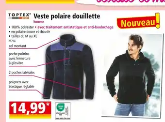 Norma TOPTEX Veste polaire douillette offre