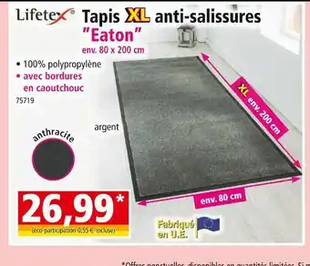 Norma Lifetex Tapis anti-salissures Eaton offre