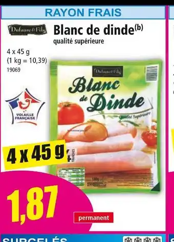 Norma Blanc de dinde offre