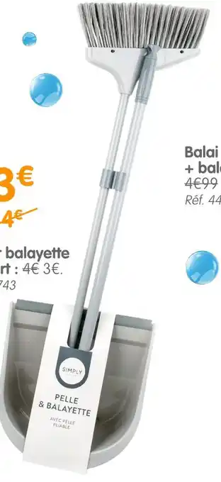 b&m Pelle et balayette aéroport offre