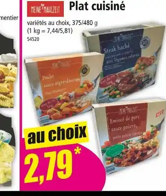 Norma MEINE MAHLZEIT Plat cuisiné offre