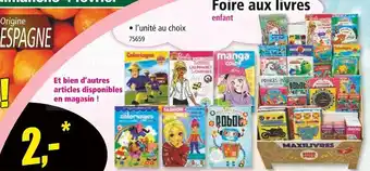 Norma Foire aux livres offre