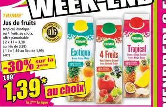 Norma TRIMM Jus de fruits offre