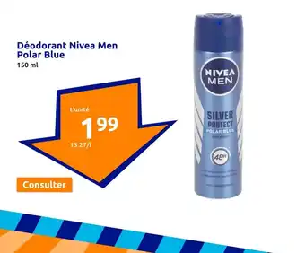 Action Déodorant Nivea Men Polar Blue offre