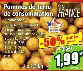Norma Pommes de terre De Consommation offre