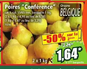 Norma Poires "Conférence" offre