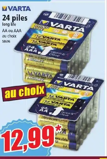 Norma 24 piles offre