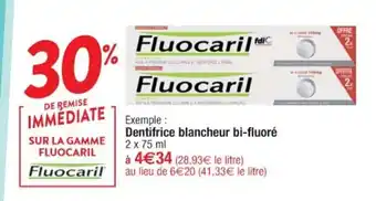 Cora x Carrefour Dentifrice blancheur bi-fluoré offre