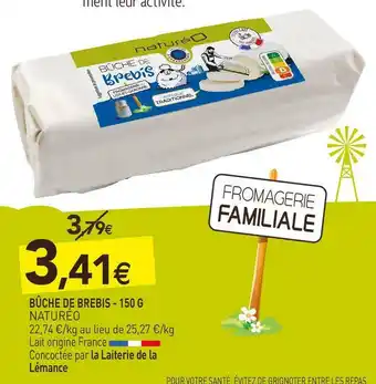 naturéO Naturéo bûche de brebis offre