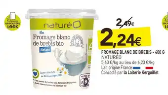 naturéO Naturéo fromage blanc de brebis offre