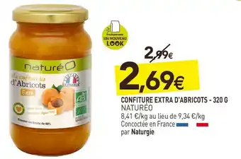 Naturéo confiture extra d'abricots