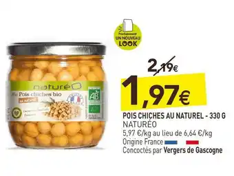 naturéO Naturéo pois chiches au naturel offre