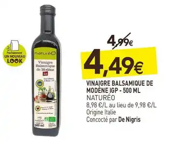 naturéO Naturéo vinaigre balsamique de modène igp offre