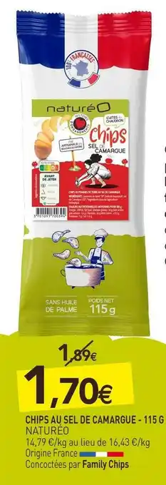 naturéO Naturéo chips paysannes offre
