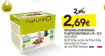 Naturéo infusions ayurvédiques plantes équitables x 20 - 32 g