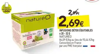 Naturéo infusions détox équitables