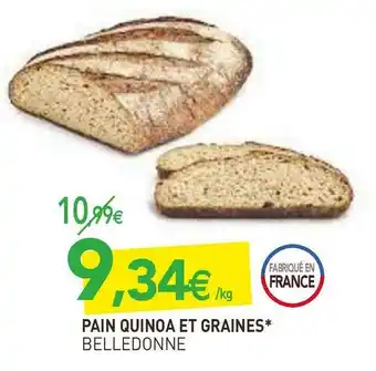 naturéO Belledonne pain quinoa et graines offre