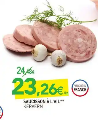 naturéO Kervern saucisson à l'ail offre