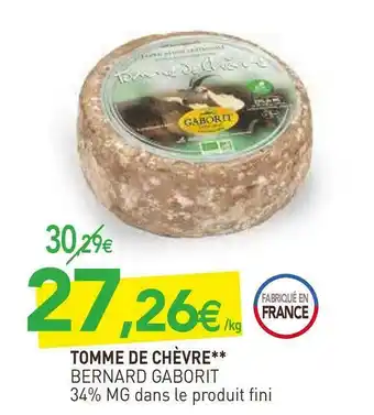 naturéO Bernard gaborit tomme de chèvre offre