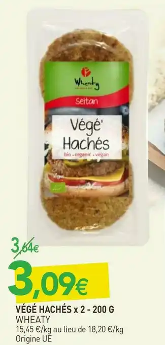 Wheaty végé hachés x 2 - 200 g