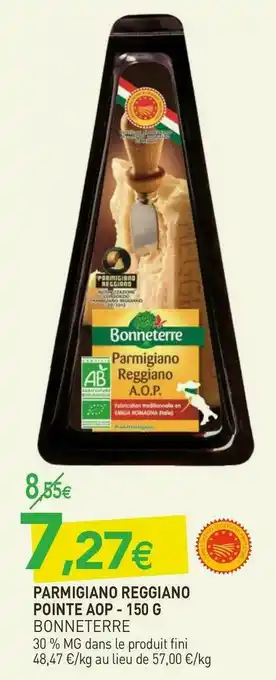 naturéO Bonneterre parmigiano reggiano pointe aop offre