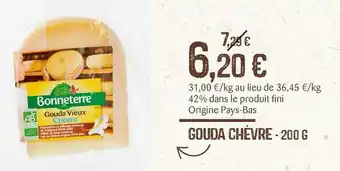 Bonneterre gouda chèvre