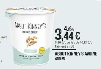 Abbot kinney’s abbot kinney’s avoine 400 ml