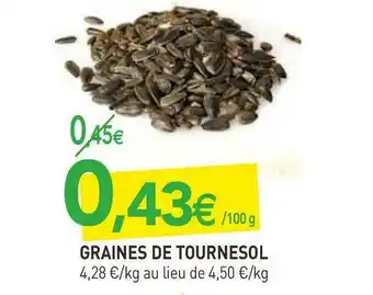 naturéO Graines de tournesol offre