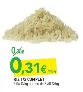 naturéO Riz 1/2 complet offre