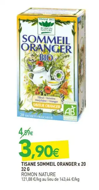 naturéO Romon nature tisane sommeil oranger offre