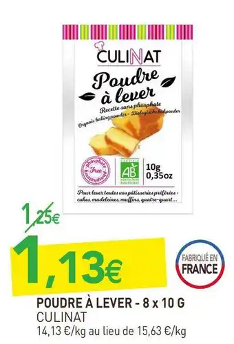 naturéO Culinat poudre à lever offre