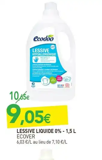 naturéO Ecover lessive liquide 0% - 1,5 l offre