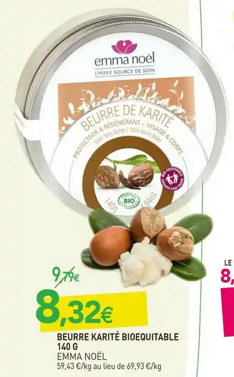 naturéO Emma noel beurre karité bioequitable offre