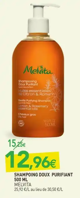 naturéO Melvita shampoing doux purifiant offre