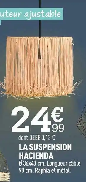 Centrakor La suspension hacienda offre