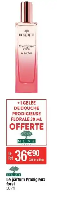 Cora x Carrefour Le parfum Prodigieux foral offre