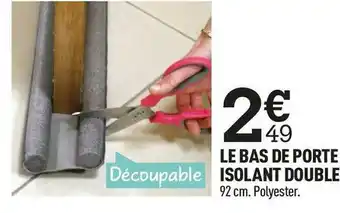 Centrakor Le bas de porte isolant double offre