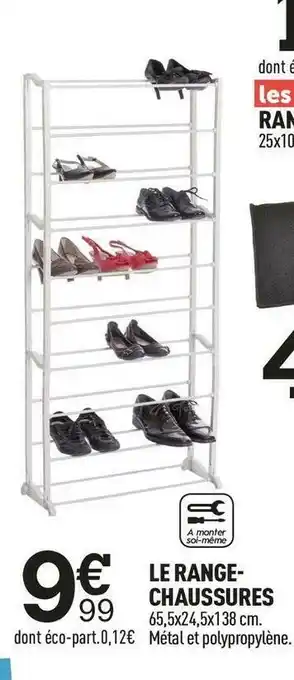 Centrakor Le range-chaussures offre
