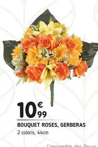 Imaginea Bouquet roses, gerberas offre