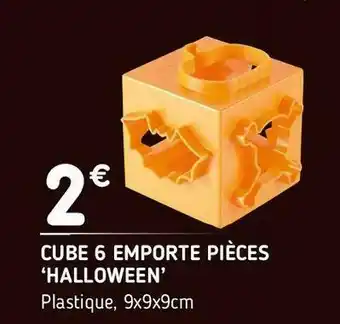Cube 6 emporte pièces ‘halloween’