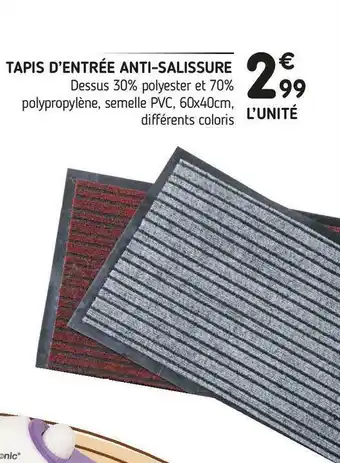 L'incroyable Tapis d’entrée anti-salissure offre