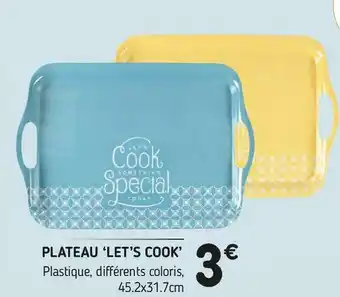L'incroyable Plateau ‘let’s cook’ offre