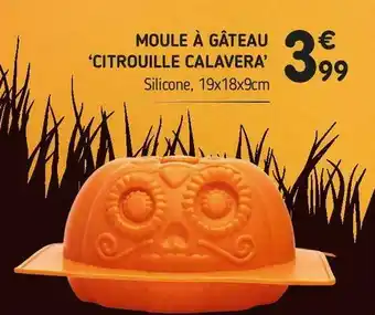 Moule à gâteau ‘citrouille calavera’