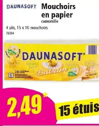 Norma DAUNASOFT Mouchoirs en papier offre