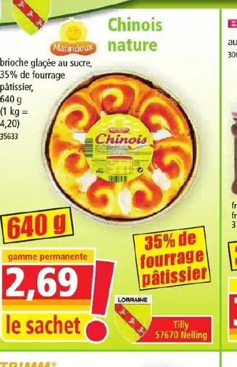 Norma Chinois Nature offre