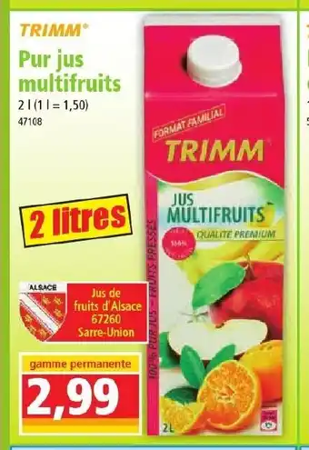 Norma Pur jus multifruits offre