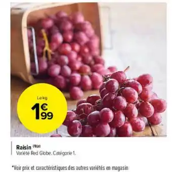 Carrefour Market Raisin offre